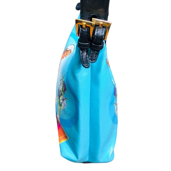 Handbag: girl with champagne and flowers. Waiting for the party to start🥂🍾🌺 - Picture 7 of 16